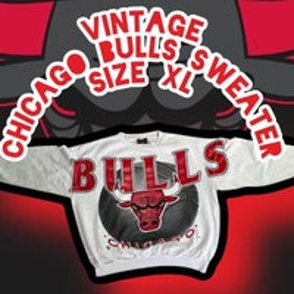 Vintage Chicago Bulls sweater Michael Jordan made in USA 27x27